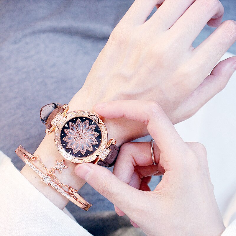 RELOJ + PULSERA MUJER Trendy y Elegante