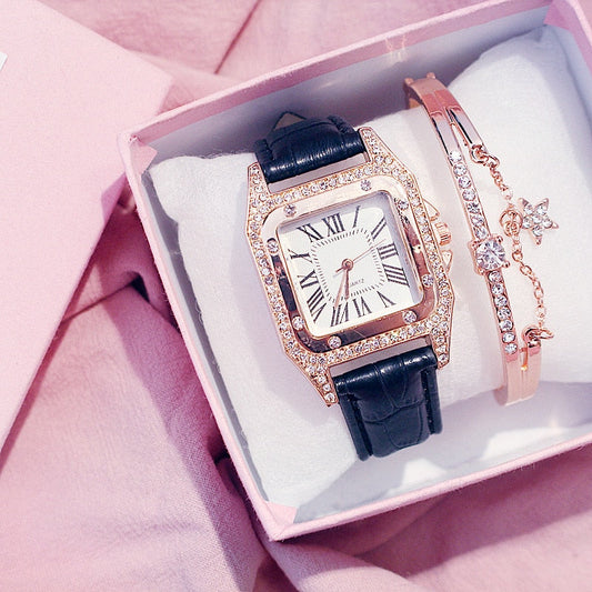 RELOJ+PULSERA STRASS