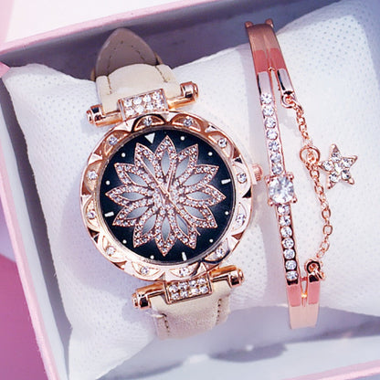 RELOJ + PULSERA MUJER Trendy y Elegante