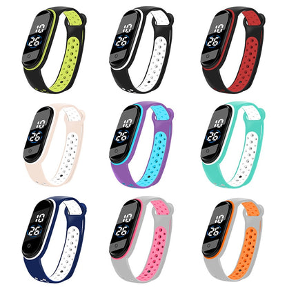 LED BREATHABLE Silicone SPORT WATCH