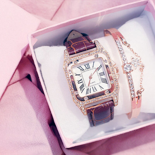 RELOJ+PULSERA STRASS