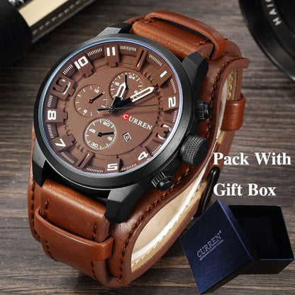 CURREN LEATHER WATCH Men