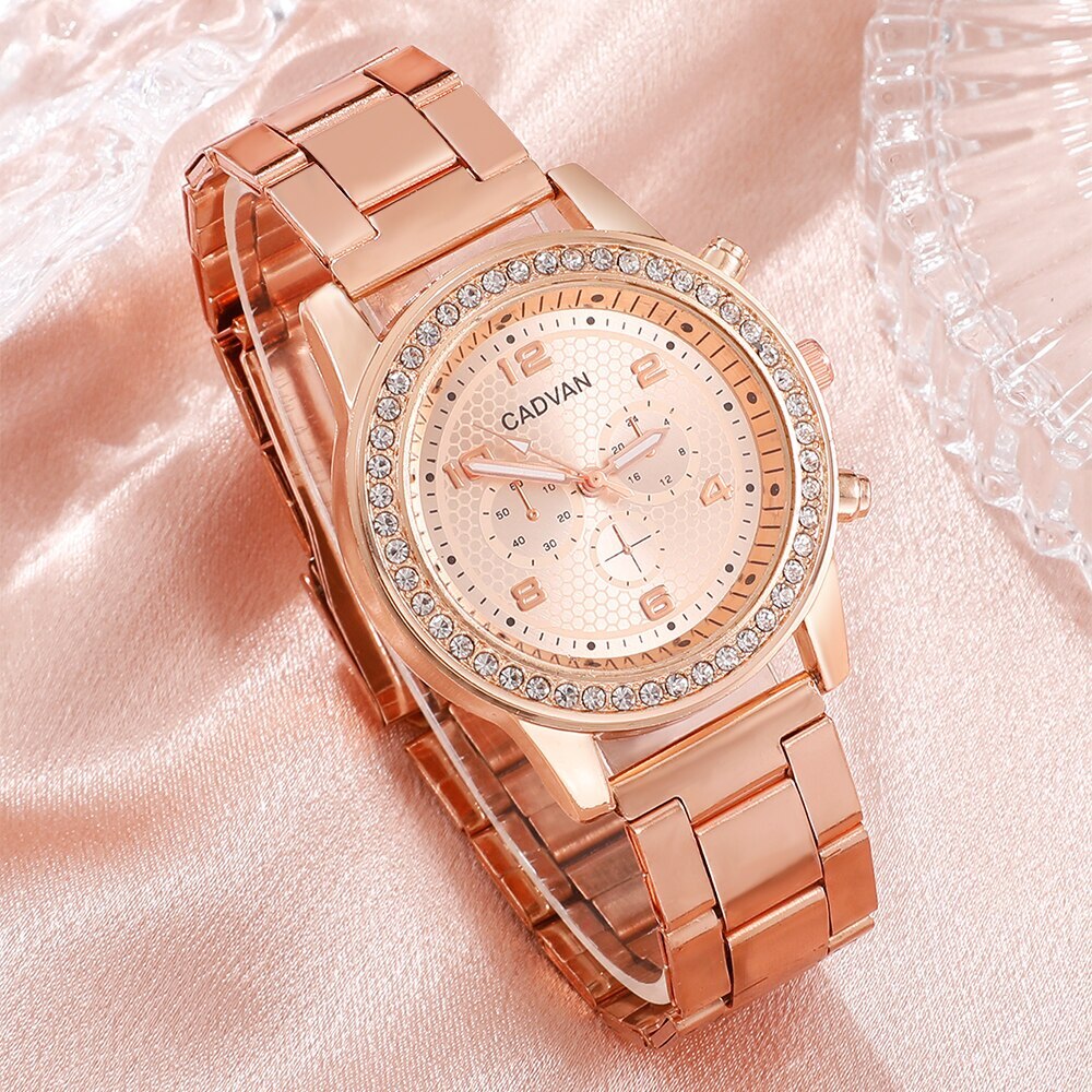 RELOJ ORO ROSA + PULSERA