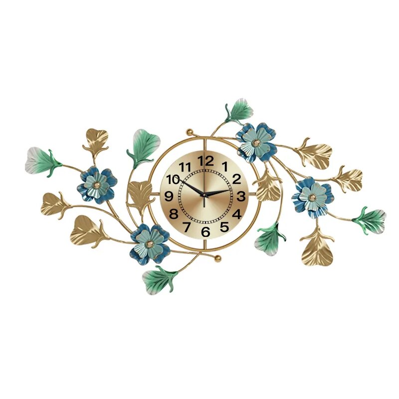 FLOWER WALL CLOCK