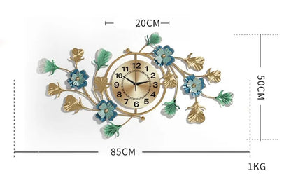 FLOWER WALL CLOCK