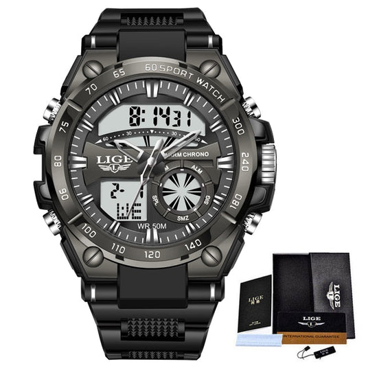 LIGE 2023 MILITARY Men's WATCH