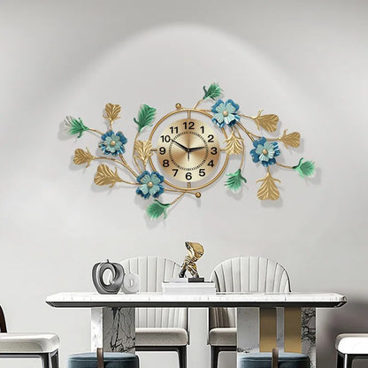 FLOWER WALL CLOCK