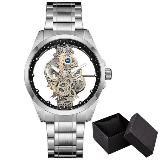 RELOJ 3D Skeleton Hombre mecanismo visible