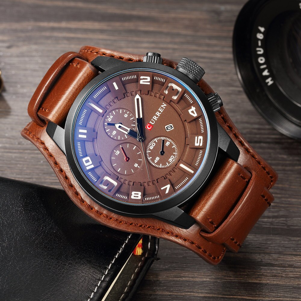 RELOJ DE PIEL CURREN Hombre