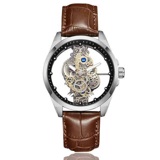 RELOJ 3D Skeleton Hombre mecanismo visible