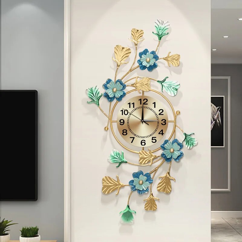 FLOWER WALL CLOCK