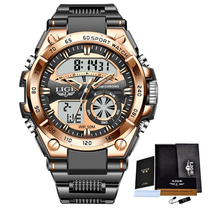 RELOJ LIGE 2023 MILITAR PARA HOMBRE