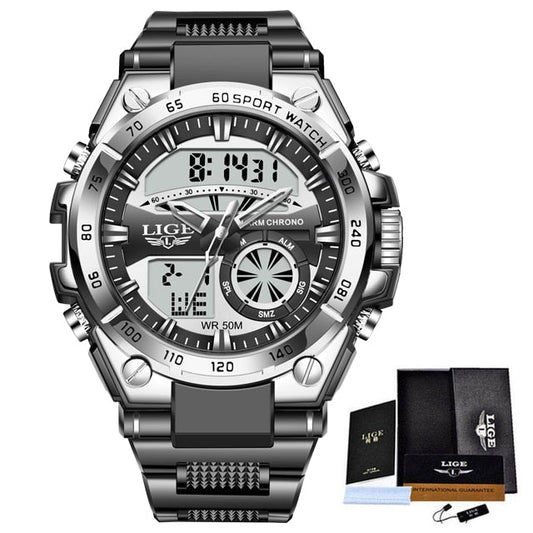 LIGE 2023 MILITARY Men's WATCH