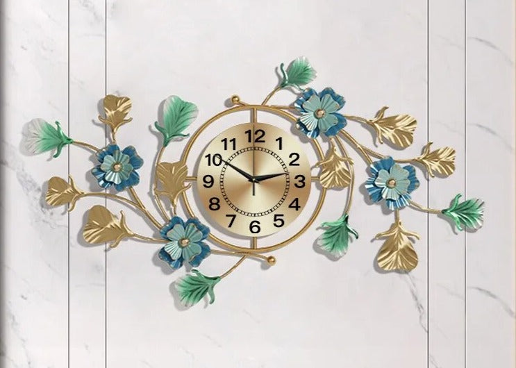 FLOWER WALL CLOCK