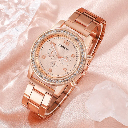 RELOJ ORO ROSA + PULSERA