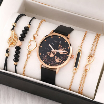 MONTRE BUTTERFLY + BRACELETS